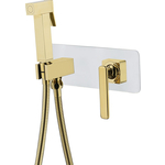 Гигиенический душ Lemark Mista с гигиеническим набором, белый/золото (LM6419WG)