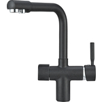 Смеситель для кухни Granula GR-2088 черный, с подключением к фильтру