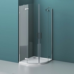 Душевой уголок BelBagno Kraft R-2 100х100 прозрачный, хром (KRAFT-R-2-100-C-Cr)