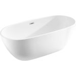 Акриловая ванна Vincea 160х81,5 слив-перелив, белая (VBT-408-1600)