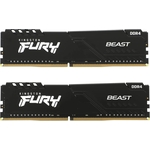 Память оперативная Kingston 16GB DDR4 DIMM FURY Beast Black (KF432C16BBK2/16)