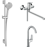 Комплект смесителей Hansgrohe Logis универсальный (71402000, 71131000, 26275000)