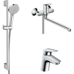 Комплект смесителей Hansgrohe Logis универсальный (71402000, 71070000, 26275000)