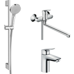 Комплект смесителей Hansgrohe Logis универсальный (71402000, 71100000, 26275000)