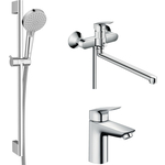 Комплект смесителей Hansgrohe Logis универсальный (71402000, 71101000, 26275000)