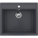 Кухонная мойка Ulgran U-104 антрацит (U-104-343)