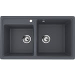 Кухонная мойка Ulgran U-200 антрацит (U-200-343)