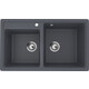 Кухонная мойка Ulgran U-200 антрацит (U-200-343)