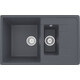 Кухонная мойка Ulgran U-205 антрацит (U-205-343)