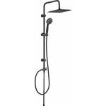 Душевой гарнитур Aquanet Passion с верхним душем, черный (261837)