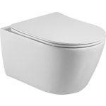 Унитаз подвесной безободковый Aquatek Бетта с сиденьем микролифт (AQ1253W-00)