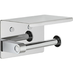 Держатель туалетной бумаги Sapho Simple Line с полочкой для телефона, хром (2839)