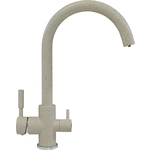 Смеситель для кухни Polygran Элара Дуо под фильтр, №14 серый (627659)