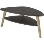 Стол журнальный Мебелик Ричмонд серый бетонд/дуб сонома