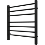 Полотенцесушитель электрический Point П7 500х600 диммер слева, черный (PN70756B)