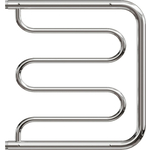 Полотенцесушитель водяной Point 700х500 Фокстрот с полкой, хром (PN25557P)