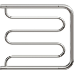 Полотенцесушитель водяной Point 700х600 Фокстрот с полкой, хром (PN25667P)