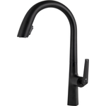 Смеситель для кухни Kaiser Strike выдвижной, черный матовый (09066-2)