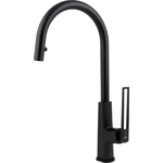 Смеситель для кухни Kaiser Merkur выдвижной, черный матовый (27166-2)