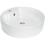 Раковина накладная Sanita luxe Best Shelf 43х43 (WB.CT/Best/43-C.Shelf/WHT.G/S1)