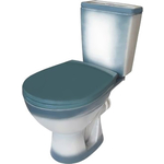 Унитаз-компакт Rosa Соло с сиденьем, зеленый (4640021065778)