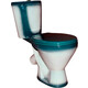 Унитаз-компакт Rosa Элегант с сиденьем, зелёный (4620008195711)