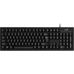 Клавиатура проводная Genius мультимедийная SlimStar 100. 12 мультимидийных клавиш, USB, поддержка приложения Key support, кабель 1.5 (31300005419)
