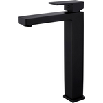 Смеситель для раковины Abber Daheim высокий, черный матовый (AF8211B)