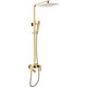 Душевая система Abber Daheim с изливом, золото матовое (AF8216G)