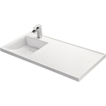 Раковина над стиральной машиной Акватон Лондри 105 левая, белая (1A72833KLH01L)