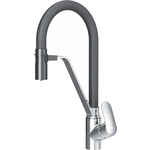 Смеситель для кухни Am.Pm Like гибкий излив, с подключением фильтра, хром (F8007802)