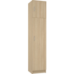 Шкаф-пенал МДК ПРС3 дуб млечный