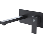 Смеситель для раковины Orange Lutz черный (M04-722b)