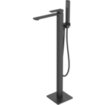 Смеситель для ванны Orange Lutz напольный, черный (M04-336b)