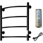 Полотенцесушитель электрический ZOX Дуга ЛЦ 60х50 черный (4630099748079)