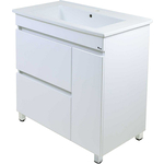 Тумба под раковину Emmy Джерси 82х46 правая, белая (jsy85X-r)