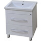 Тумба под раковину Emmy Рокард 68х43 напольная, два ящика, белая (rok1.70bel)