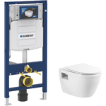 Комплект унитаза BelBagno Loto с инсталляцией Geberit, сиденье микролифт (BB070CHR/SC, 111.300.00.5)