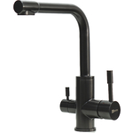 Смеситель для кухни Lemark Expert с подключением к фильтру, черный (LM5061BLN)