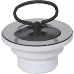 Слив для кухонной мойки McAlpine с нержавеющей решеткой D70 и пробкой (MRSKW2)