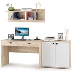 Комплект мебели Моби Бостон №03 дуб эндгрейн элегантный/милк рикамо софт (1023140)