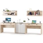 Комплект мебели Моби Бостон №04 дуб эндгрейн элегантный/милк рикамо софт (1023141)