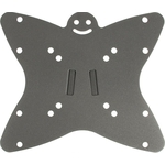 Кронштейн для телевизора Holder LCDS-5049 металлик 19"-32" макс.30кг настенный фиксированный