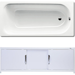 Ванна стальная Kaldewei Eurowa 311-1 160x70 с экраном Emmy Малибу и ножками