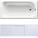 Ванна стальная Kaldewei Eurowa 310-1 150x70 с экраном Emmy Бриз и ножками