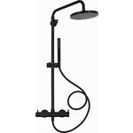 Душевая система AQUAme со смесителем, матовый черный (AQM8001MB)