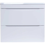 Тумба под раковину Style line Бергамо мини 60х35 Люкс Plus подвесная, белая (СС-00002316)