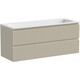 Тумба с раковиной Sancos Snob R 120х45 Beige Soft (SNR120CE, CN7016)
