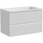 Тумба с раковиной Sancos Snob R 80х45 Bianco (SNR80W, CN7012)