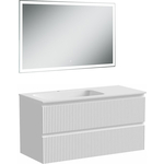 Мебель для ванной Sancos Snob R 100х45 левая, Bianco